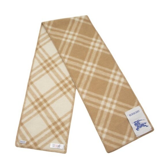 Burberry Check Wool Scarf Archive Beige 8079251 - Picture 2 of 9